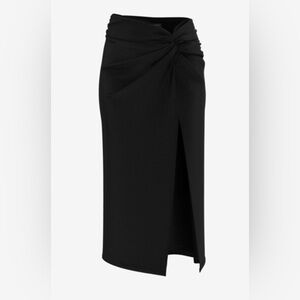 Dynamite Sculpt Midi Skirt with Slit